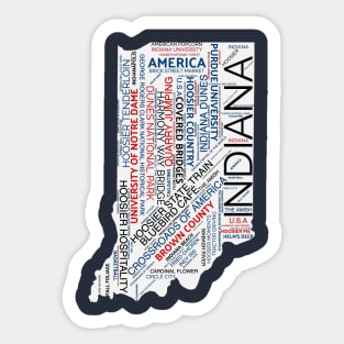 Indiana's Heartland Beauty Sticker